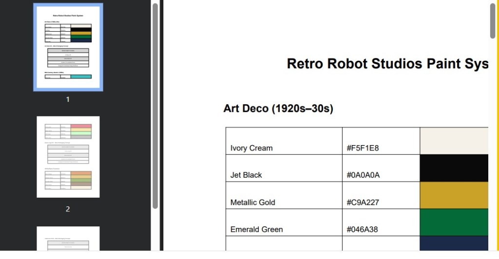 I thought for the paint sets maybe colors like&nbsp;these